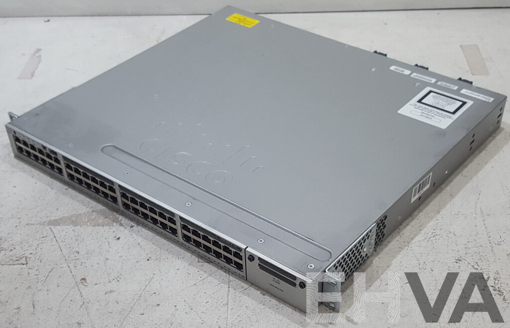 Cisco (WS-C3850-48PW-S) Catalyst 3850 48 PoE+ 48-Port Managed Gigabit Ethernet Switch