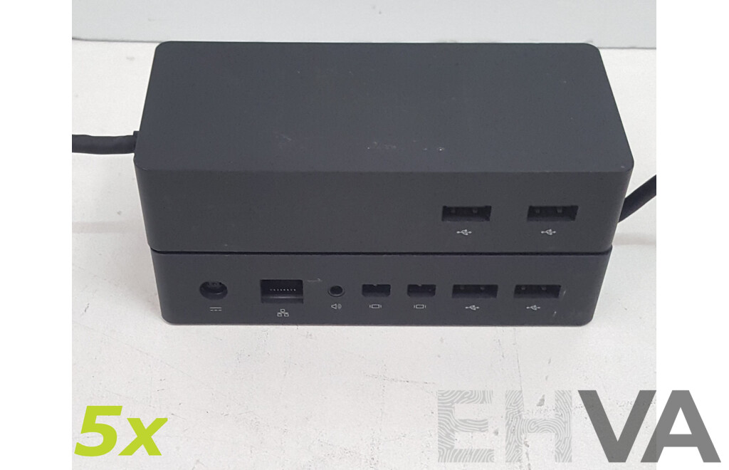 Microsoft (1661) Surface Dock - Lot of Five