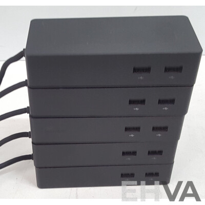 Microsoft (1661) Surface Dock - Lot of Five