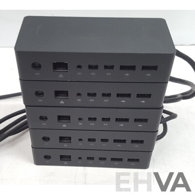 Microsoft (1661) Surface Dock - Lot of Five
