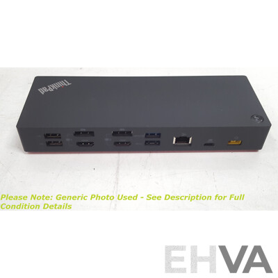 Lenovo (DUD9011D1) ThinkPad Hybrid USB-C with USB-A Dock w/ Power Supply