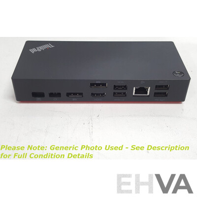Lenovo (LDA-KP) ThinkPad Universal USB-C Dock w/ Power Supply