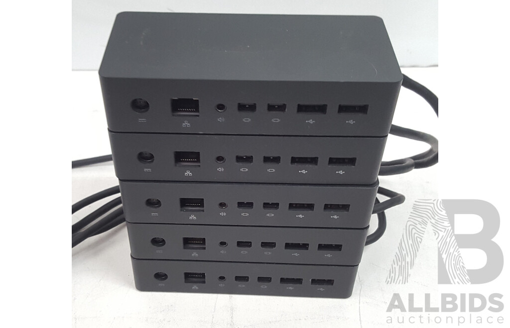Microsoft (1661) Surface Dock - Lot of Five