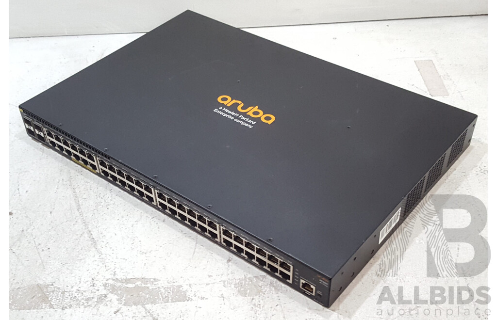 HP Aruba (JL256A) 2930F 48-Port Gigabit PoE+ Switch