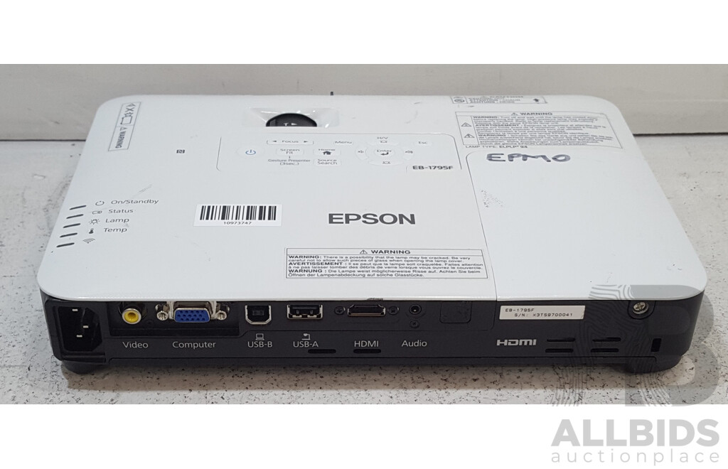 Epson (EB-1795F) Full HD 3LCD Projector