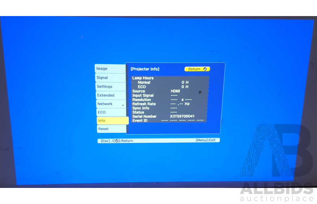 Epson (EB-1795F) Full HD 3LCD Projector