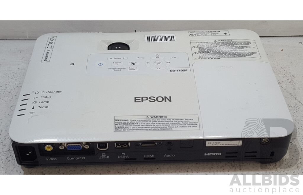 Epson (EB-1795F) Full HD 3LCD Projector