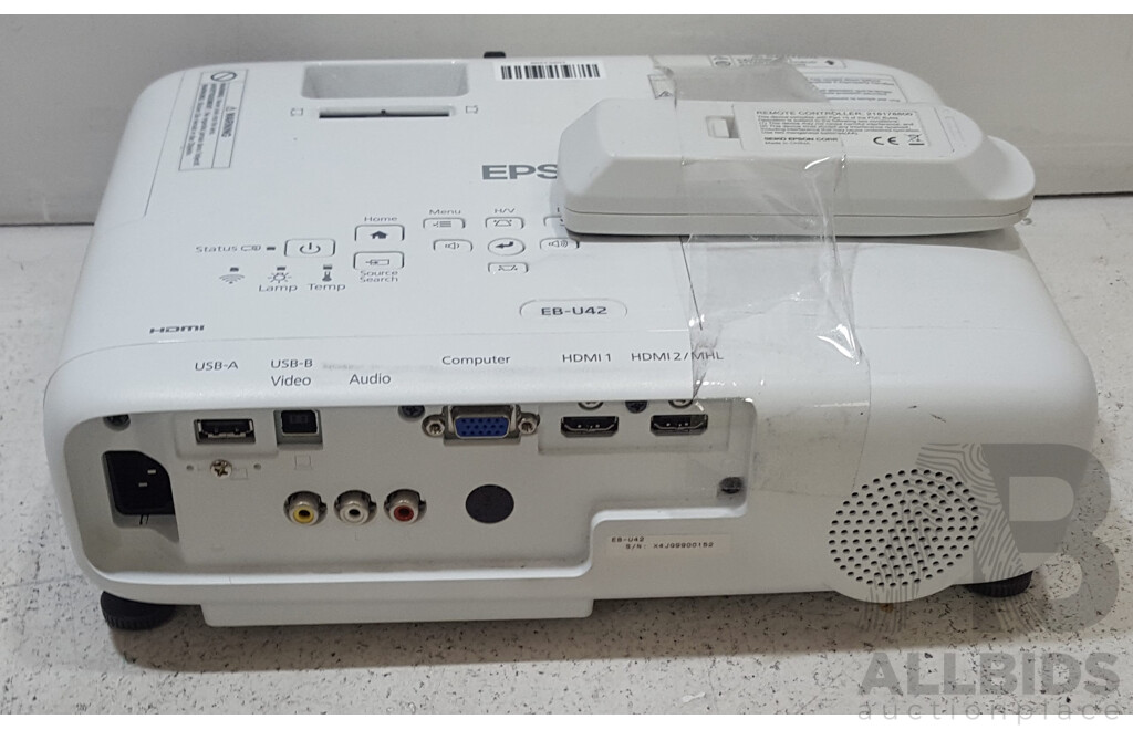 Epson (EB-U42) WUXGA 3LCD Projector