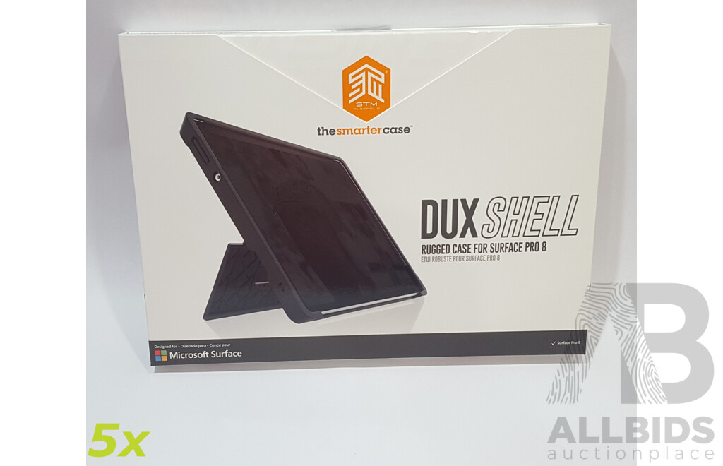 STM DUX Shell Rugged Case for Surface Pro 8 - Lot of Five