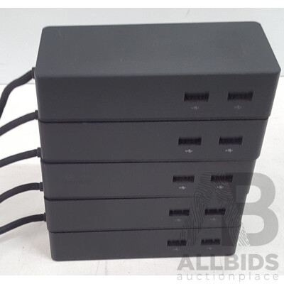 Microsoft (1661) Surface Dock - Lot of Five