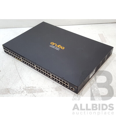 HP Aruba (JL256A) 2930F 48-Port Gigabit PoE+ Switch