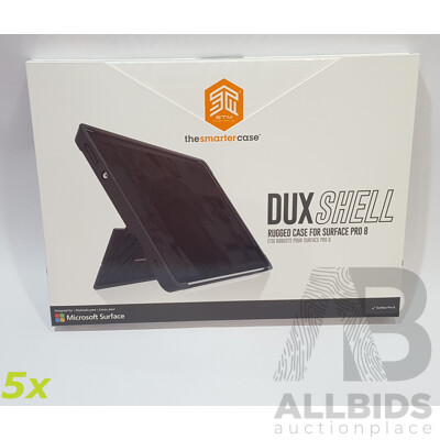 STM DUX Shell Rugged Case for Surface Pro 8 - Lot of Five
