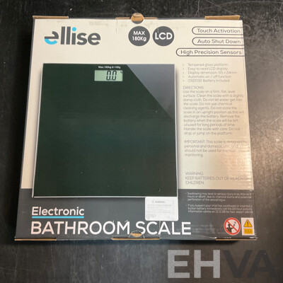 12 X ELLISE Electronic Bathroom Scale