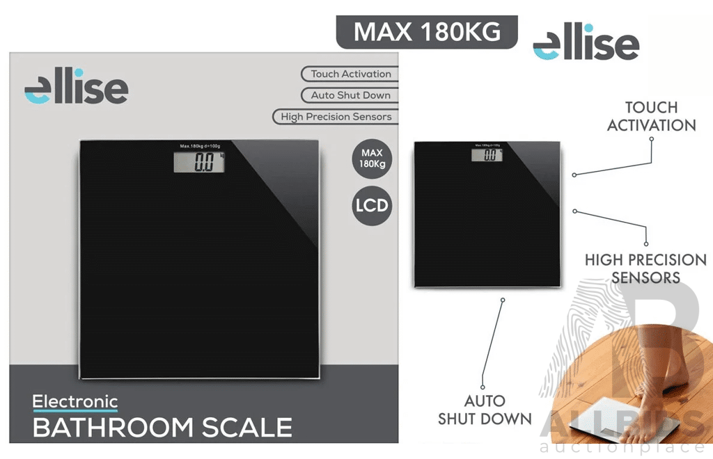 12 X ELLISE Electronic Bathroom Scale