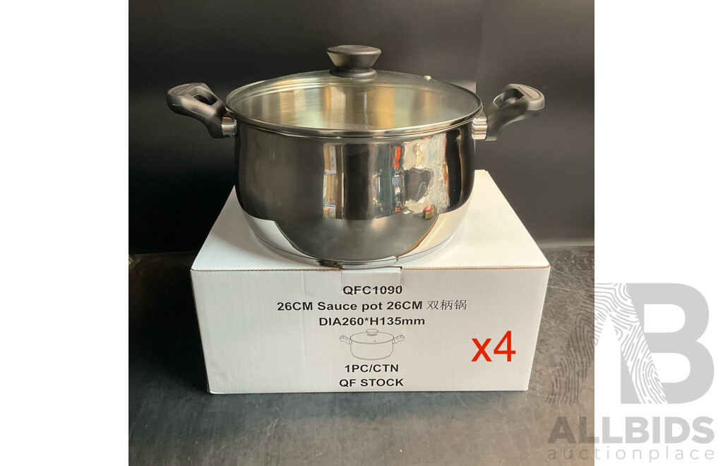 26cm Sauce Pot - Lot of 4