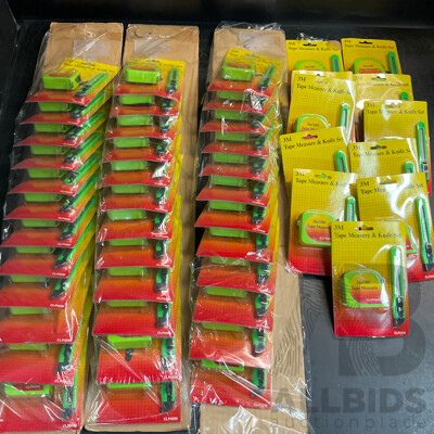 3M Tape Measure & Knife Set - Lot of 47