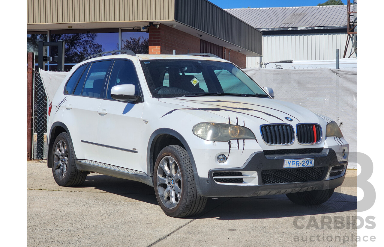 9/2007 Bmw X5 3.0d E70 4d Wagon White 3.0L