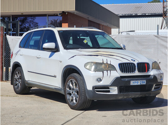 9/2007 Bmw X5 3.0d E70 4d Wagon White 3.0L