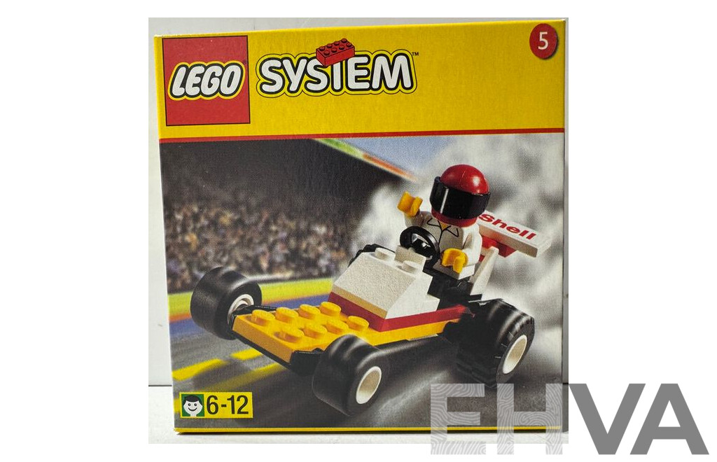 Collection 40 Lego 1250 Shell Racer Sets, New Old Stock Sealed in Boxes