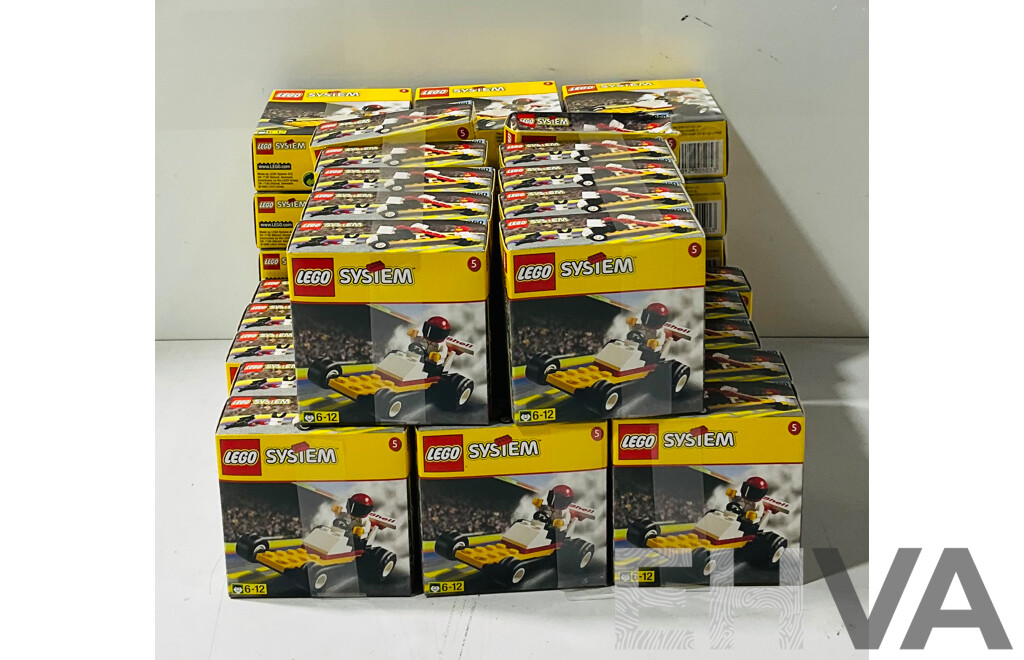 Box with Quantity 40 Lego Sets 1250, Sealed in Boxes