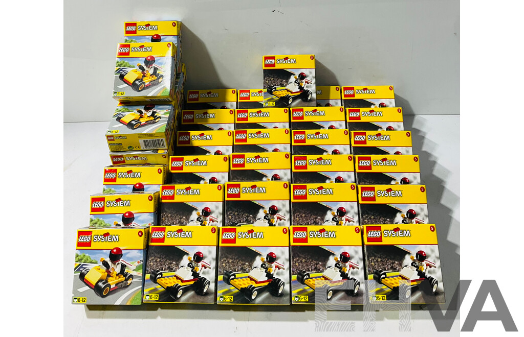 Box with Quantity 40 Lego Sets Comprising 25 X 01250 & 12 X 1251m Sealed in Boxes