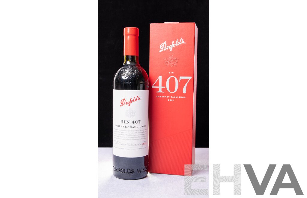 Penfolds Bin 407 Cabernet Sauvignon Vintage 2021 Presentation Box