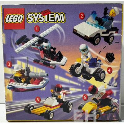 Collection 40 Lego 1250 Shell Racer Sets, New Old Stock Sealed in Boxes