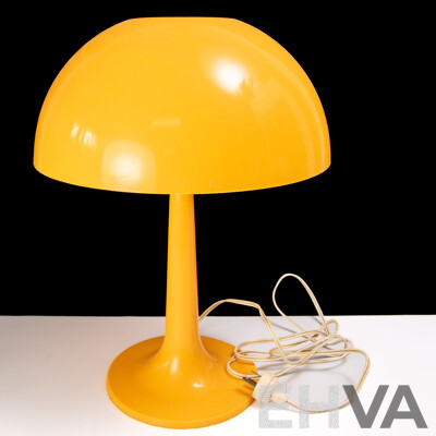 Retro Funky Orange Mushroom Table Lamp