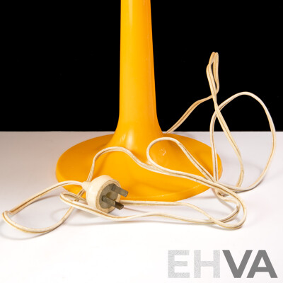Retro Funky Orange Mushroom Table Lamp