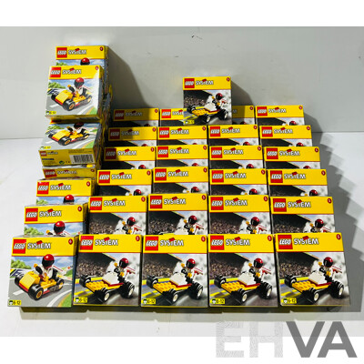 Box with Quantity 40 Lego Sets Comprising 25 X 01250 & 12 X 1251m Sealed in Boxes