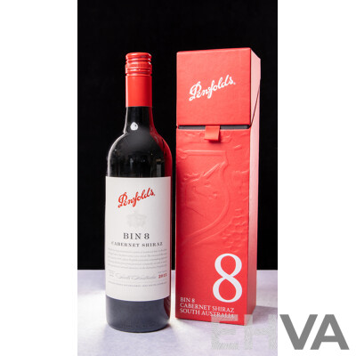 Penfolds Bin 8 Cabernet Shiraz Vintage 2013 Presentation Box