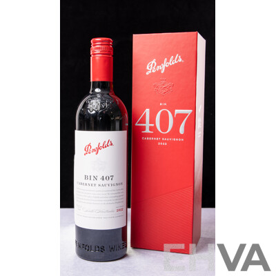 Penfolds Bin 407 Cabernet Shiraz Vintage 2022 Presentation Box