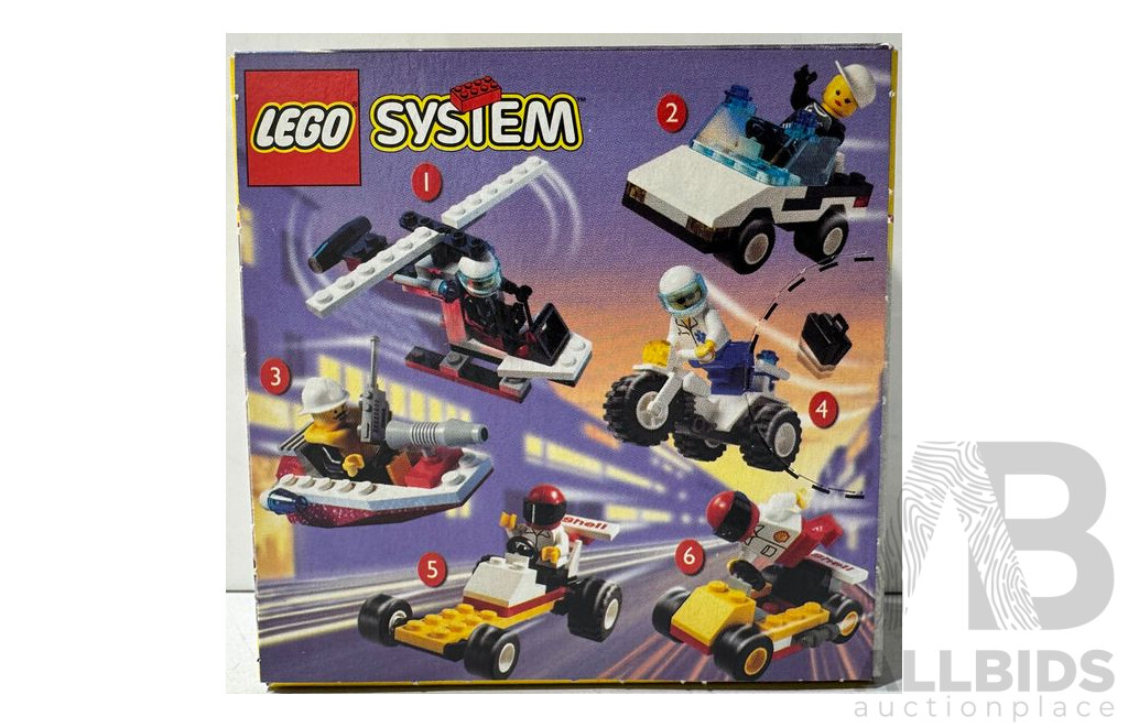 Collection 40 Lego 1250 Shell Racer Sets, New Old Stock Sealed in Boxes