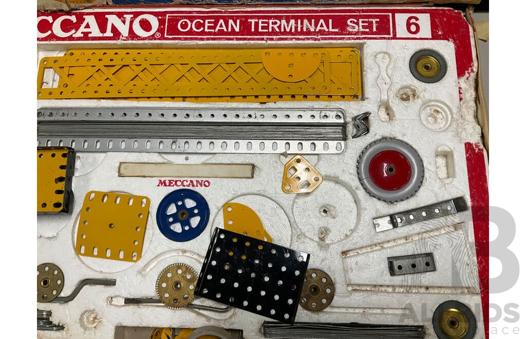Vintage Meccano Ocean Terminal Set Number Six