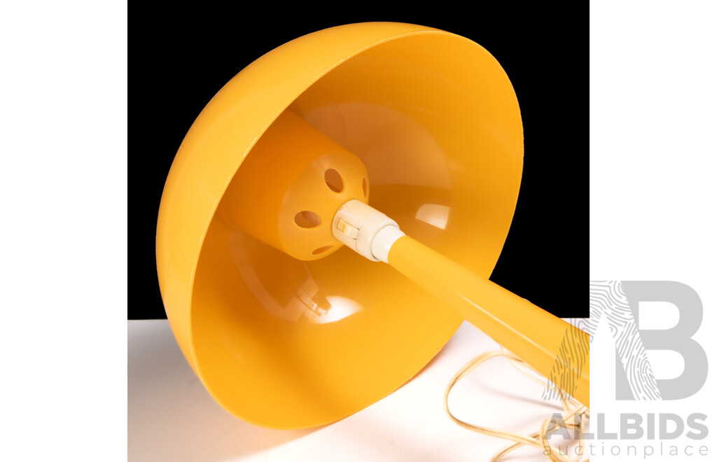 Retro Funky Orange Mushroom Table Lamp