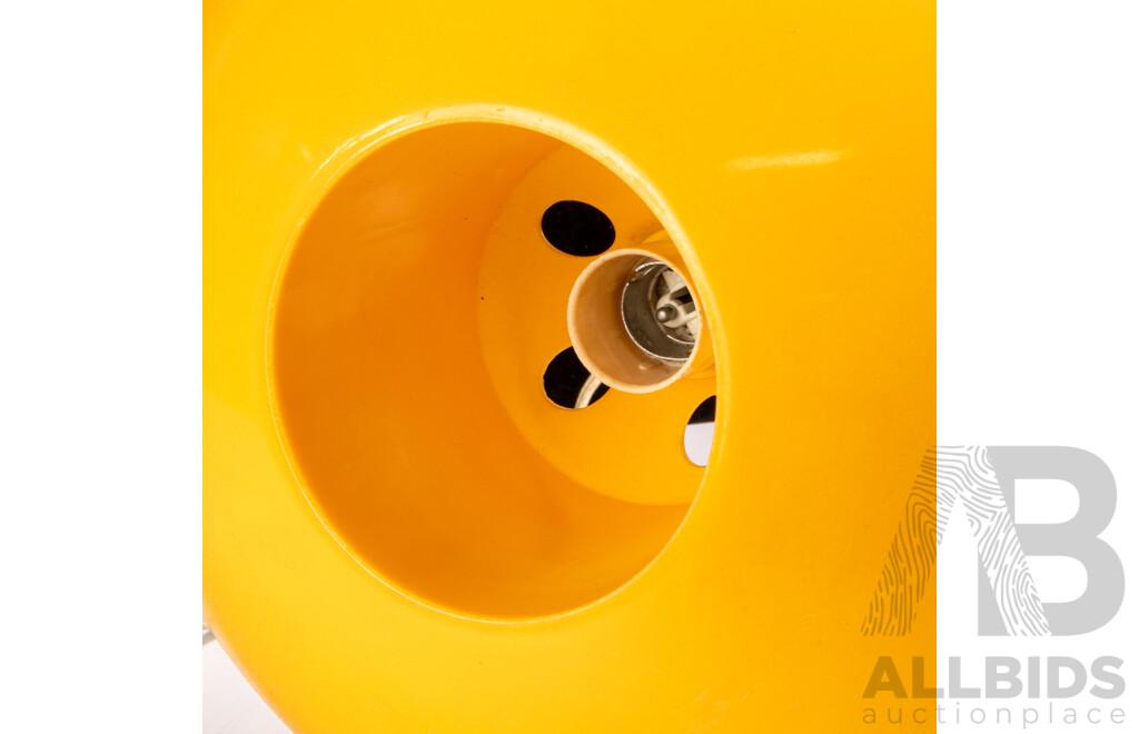Retro Funky Orange Mushroom Table Lamp