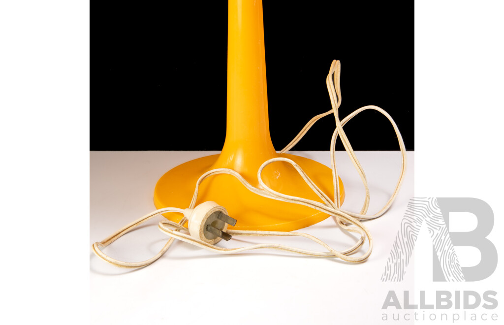 Retro Funky Orange Mushroom Table Lamp