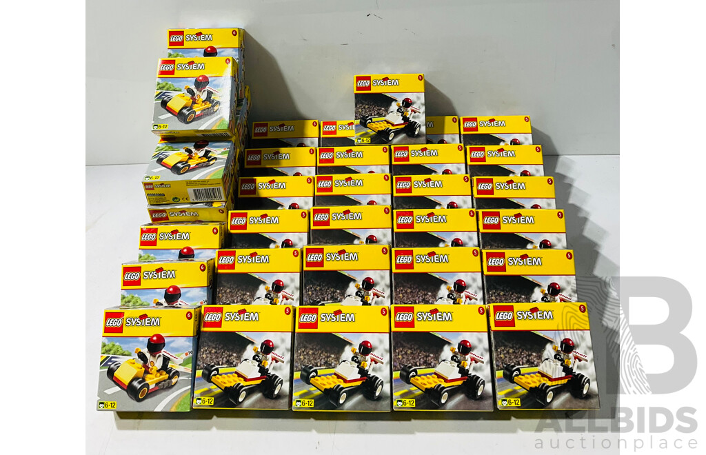 Box with Quantity 40 Lego Sets Comprising 25 X 01250 & 12 X 1251m Sealed in Boxes
