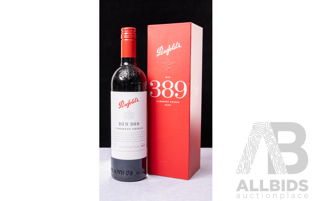 Penfolds Bin 389 Cabernet Shiraz Vintage 2020 Presentation Box
