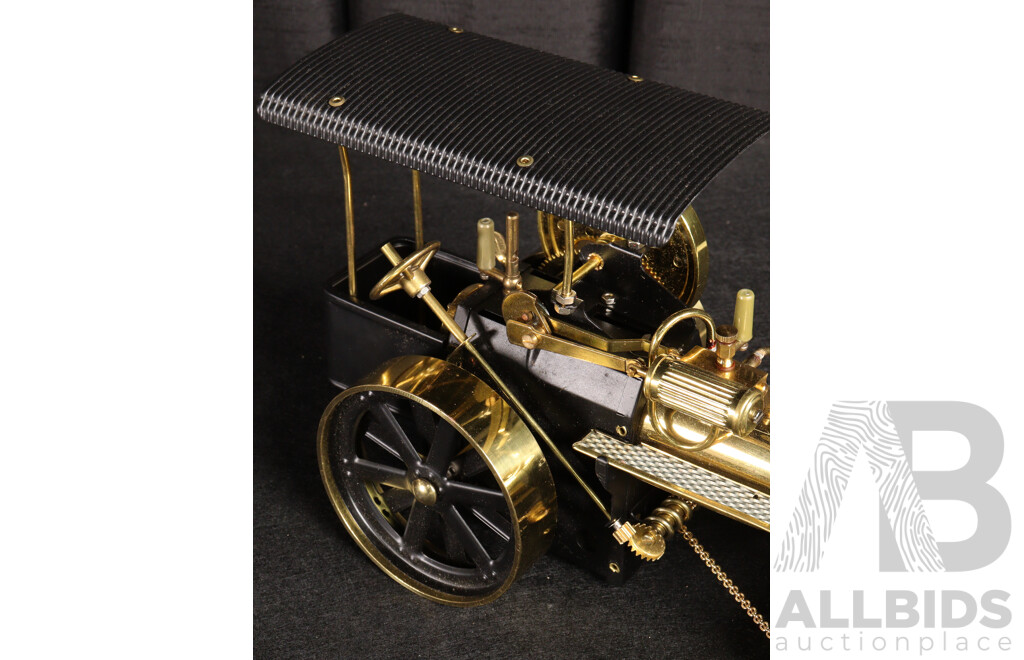 Vintage Wilesco Live Steam Powered Steam Roller D36, Made in West Germany