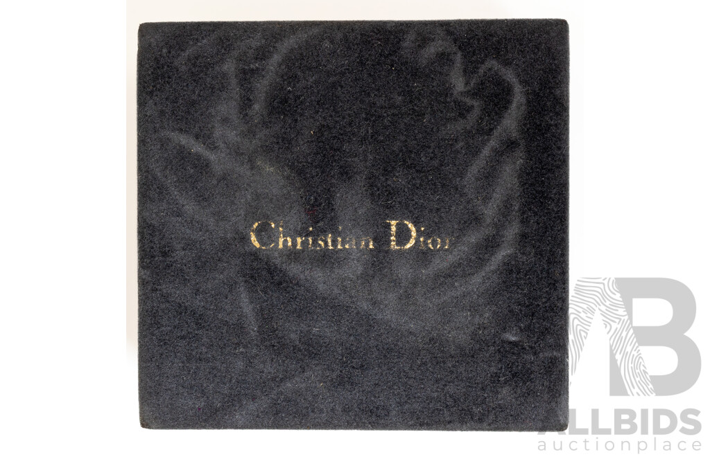 Vintage Christian Dior Cuff Links & Tie Pin Set, in Original Presentation Box