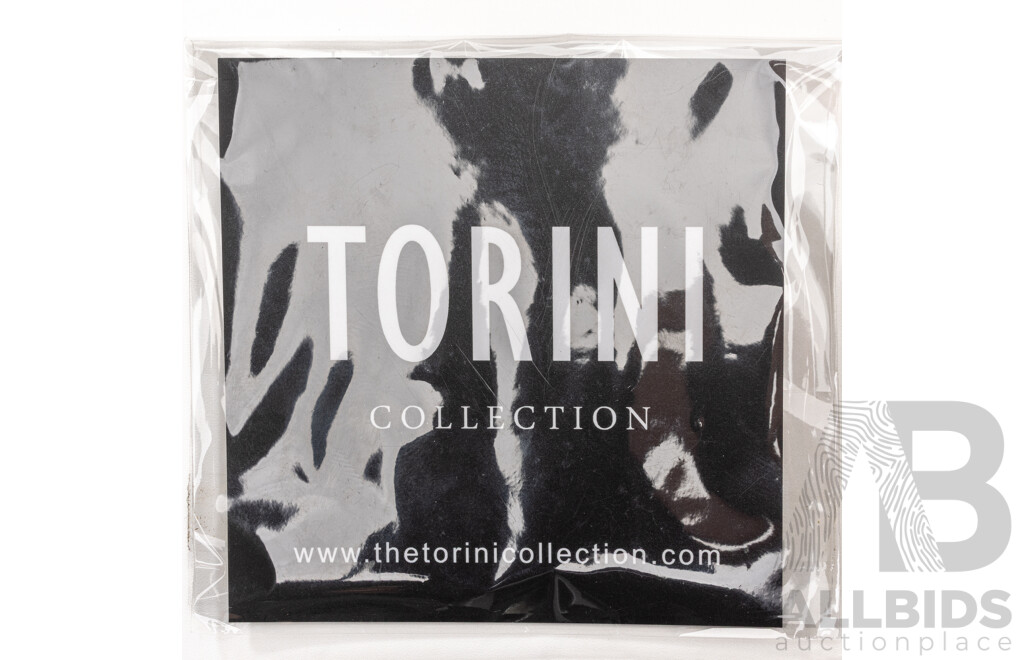 Torini Made in Italy, Quality Black Oxidised Tone Sterling Silver Ball Necklace & Bracelet Set, NEW in Packaging Ex Retail Stock, Hallmarked 925 Italy.