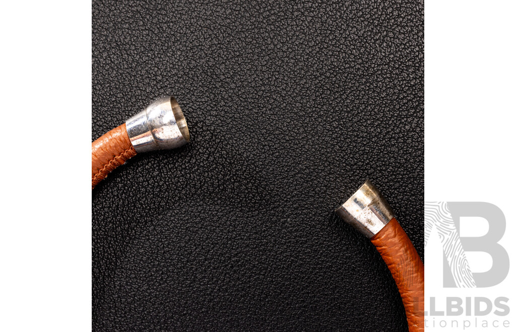 NEW - Torini Rainbow Wrap Tan Brown Leather Bracelet with Magnetic Clasp, 19.5cm