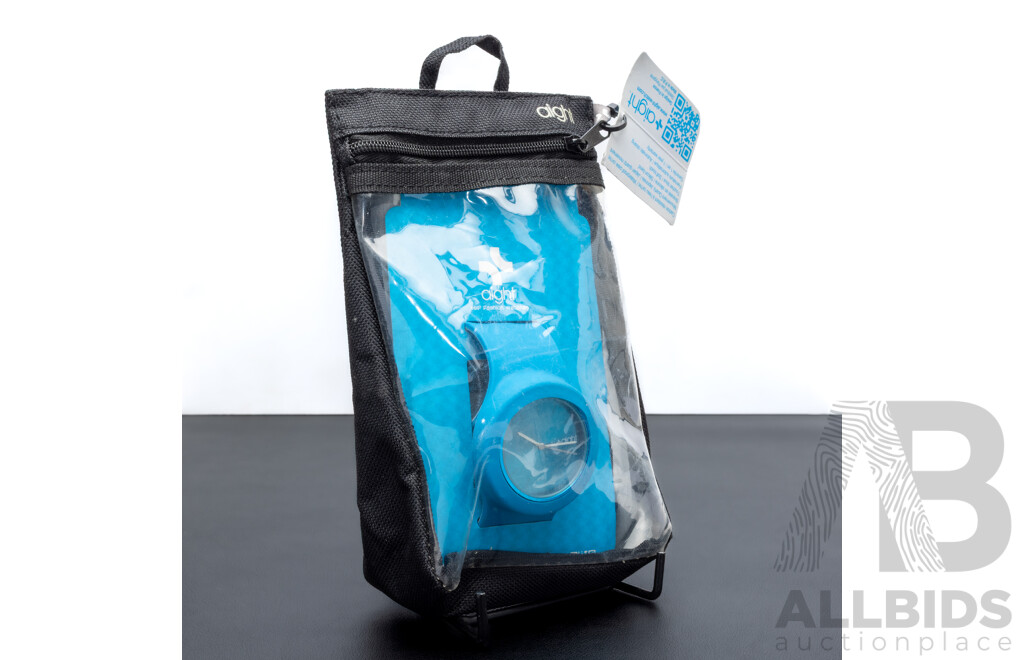 NEW - AIGHT 1am Analogue 42mm Watch with Silicon Wrist Band - Blue