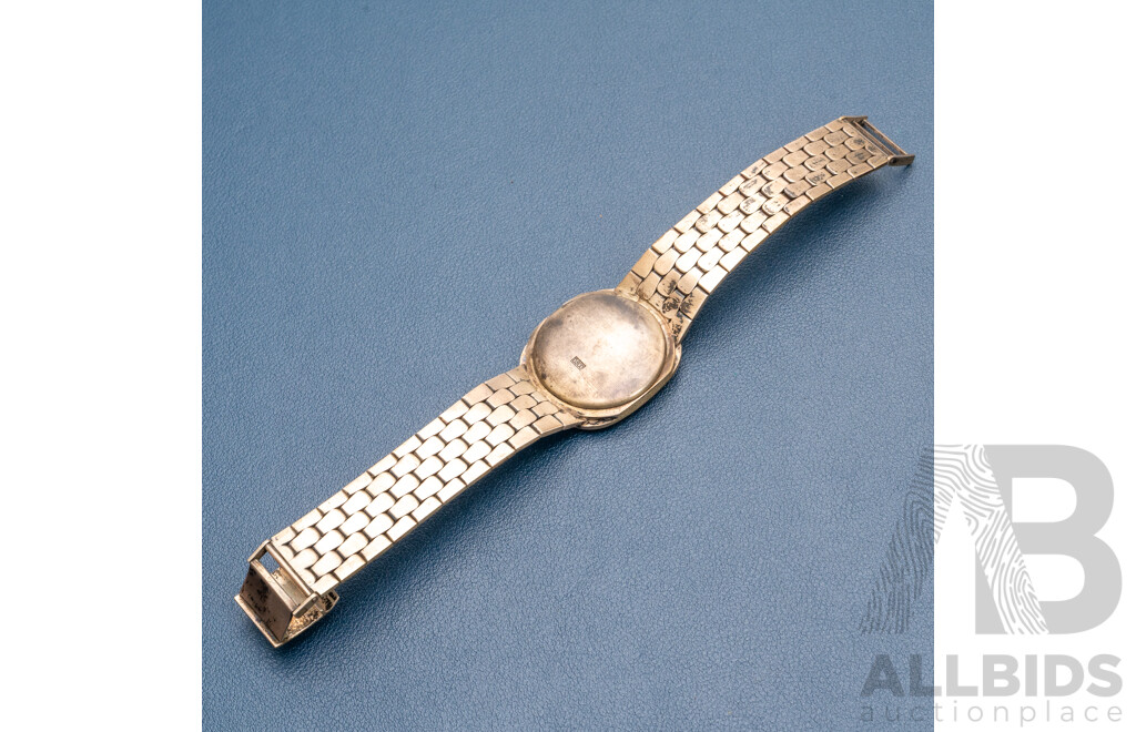 Ancre Sterling Silver (800) Vintage Watch, Missing Crown - for Restoration, 72.51 Grams
