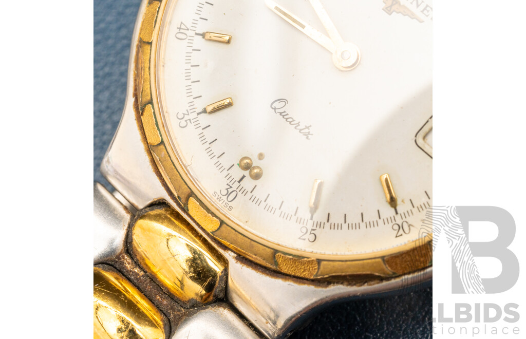 Longines Conquest Vintage Watch, 34mm, Two Tone, Swiss Made