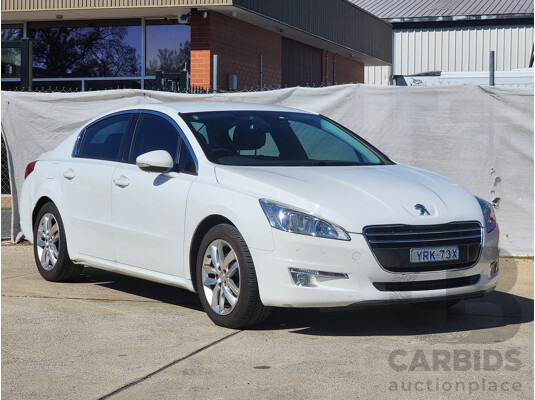 8/2013 Peugeot 508 Active 1.6T MY13 4d Sedan White 1.6L