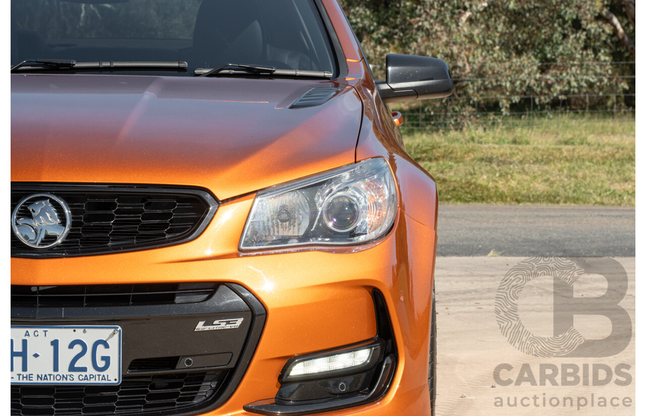 8/2017 Holden VF2 Commodore SS-V Redline 4d Sedan Light My Fire V8 6.2L - Ex-Police, Final Interceptor