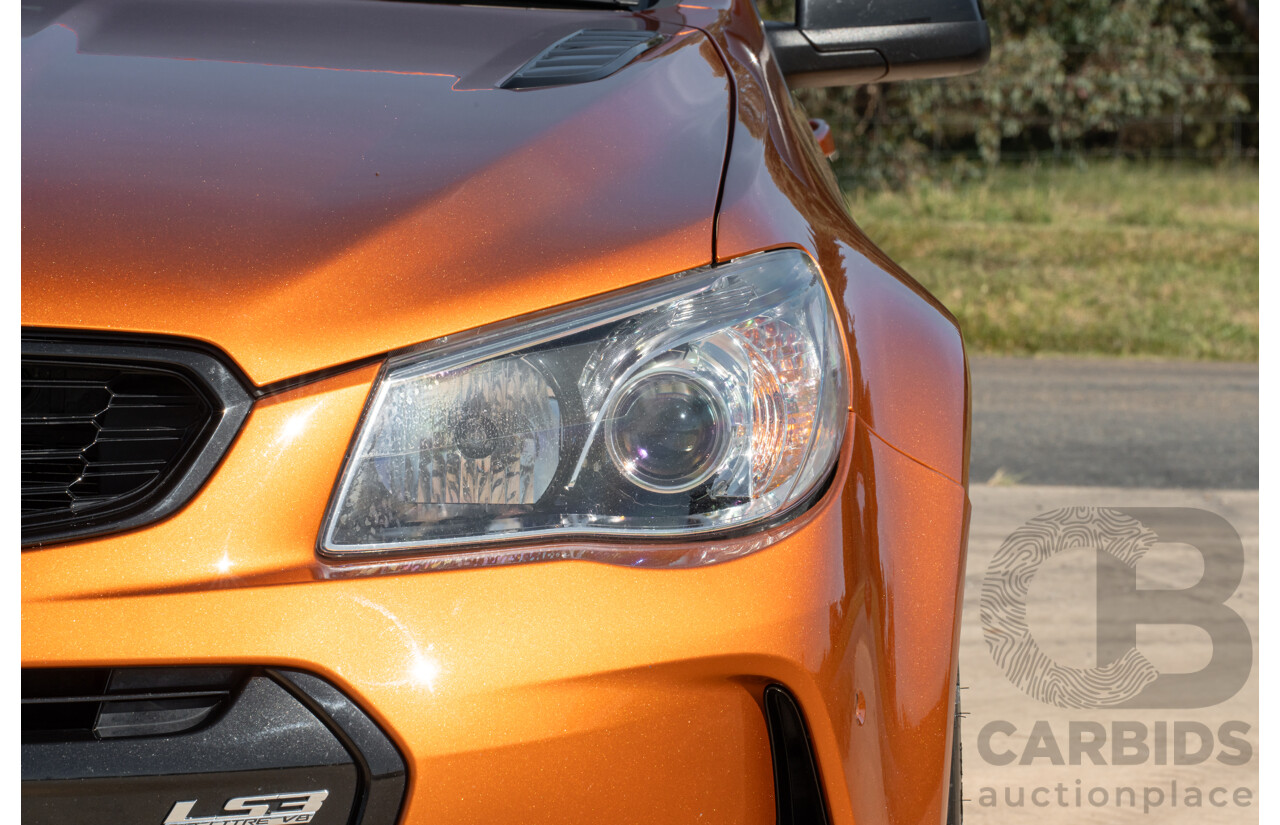 8/2017 Holden VF2 Commodore SS-V Redline 4d Sedan Light My Fire V8 6.2L - Ex-Police, Final Interceptor