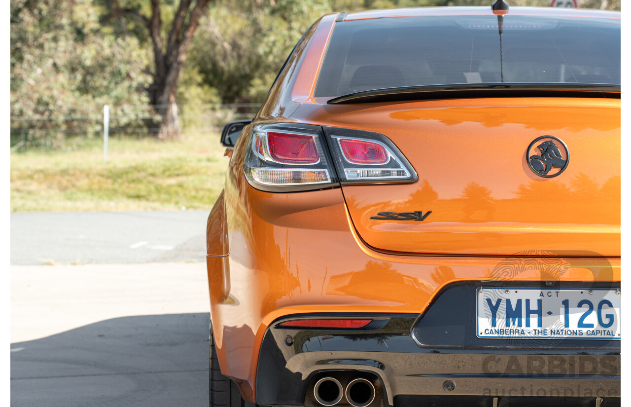 8/2017 Holden VF2 Commodore SS-V Redline 4d Sedan Light My Fire V8 6.2L - Ex-Police, Final Interceptor